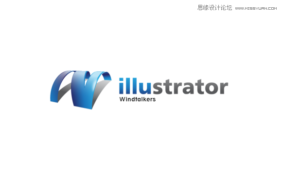 Illustrator巧用绕转功能制作立体LOGO 第2张 Illustrator巧用绕转功能制作立体LOGO 第2张