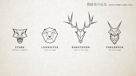 Illustrator绘制超酷的家族图腾徽章