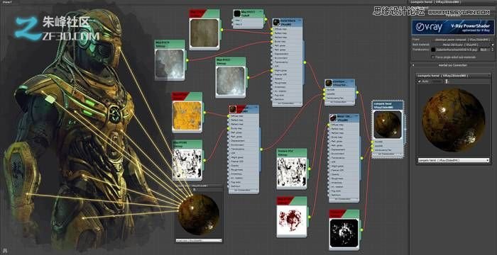 3dmax和zbrush制作格斗机器忍者教程  第6张