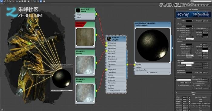 3dmax和zbrush制作格斗机器忍者教程  第7张