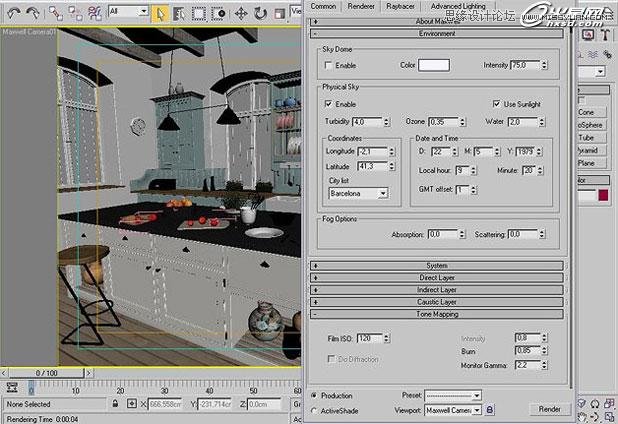 3ds Max打造西方开放式厨房局部场景  第10张