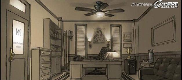 3ds Max绘制高档办公室效果图  第2张