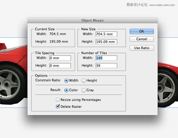 Illustrator把数码照片转化成像素效果  第4张