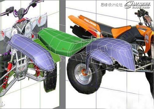 3ds Max制作四轮摩托车实例教程  第4张