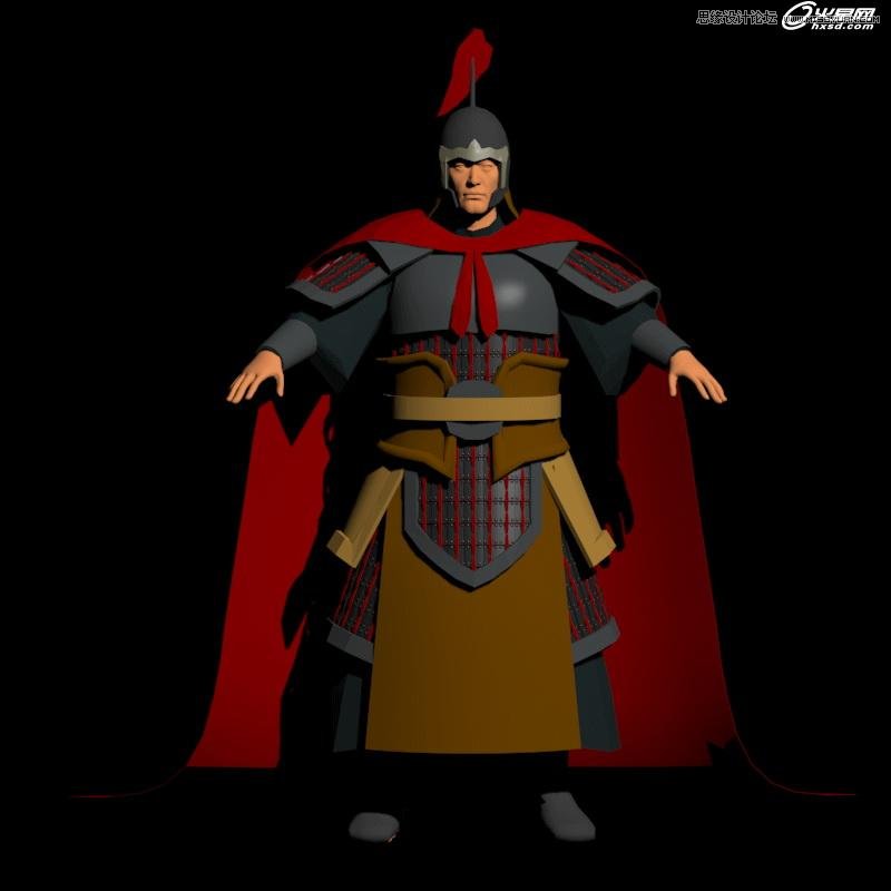 3Dmax制作3D版霸王别姬实例解析  第4张