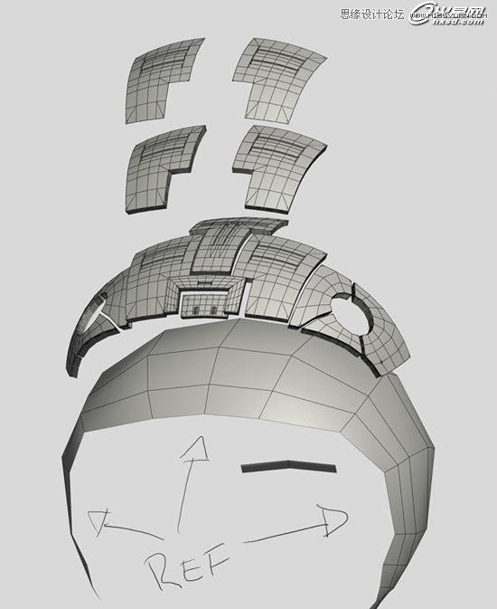 3ds Max制作立体摇滚机器人教程  第6张