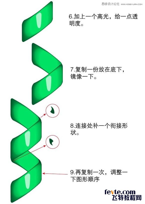 Illustrator绘制时尚炫彩的电话线效果  第5张