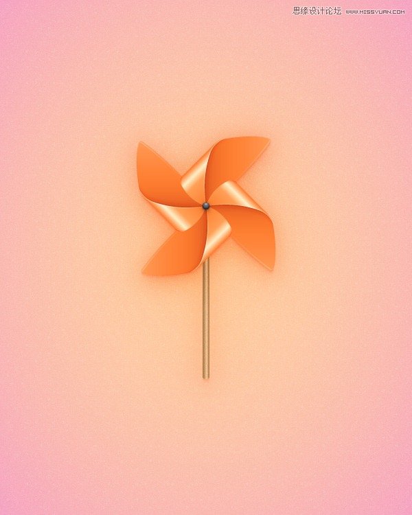 Illustrator绘制立体炫彩的风车教程  第3张