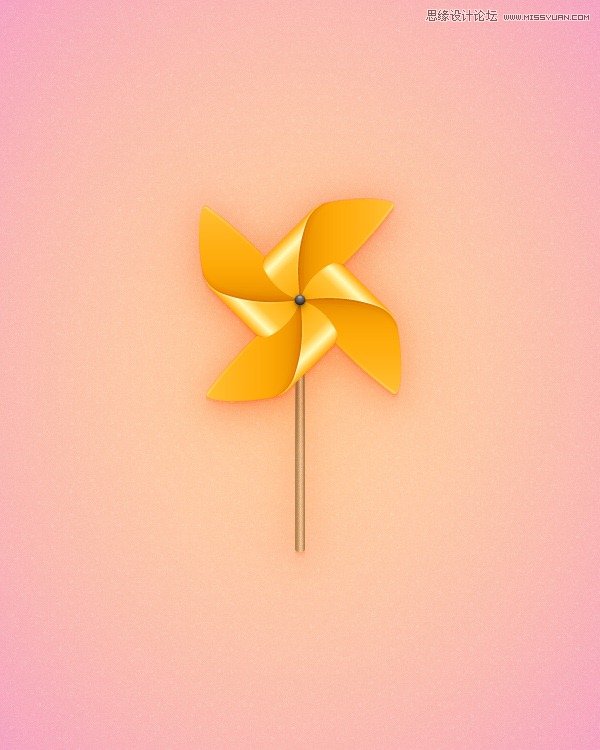 Illustrator绘制立体炫彩的风车教程  第4张