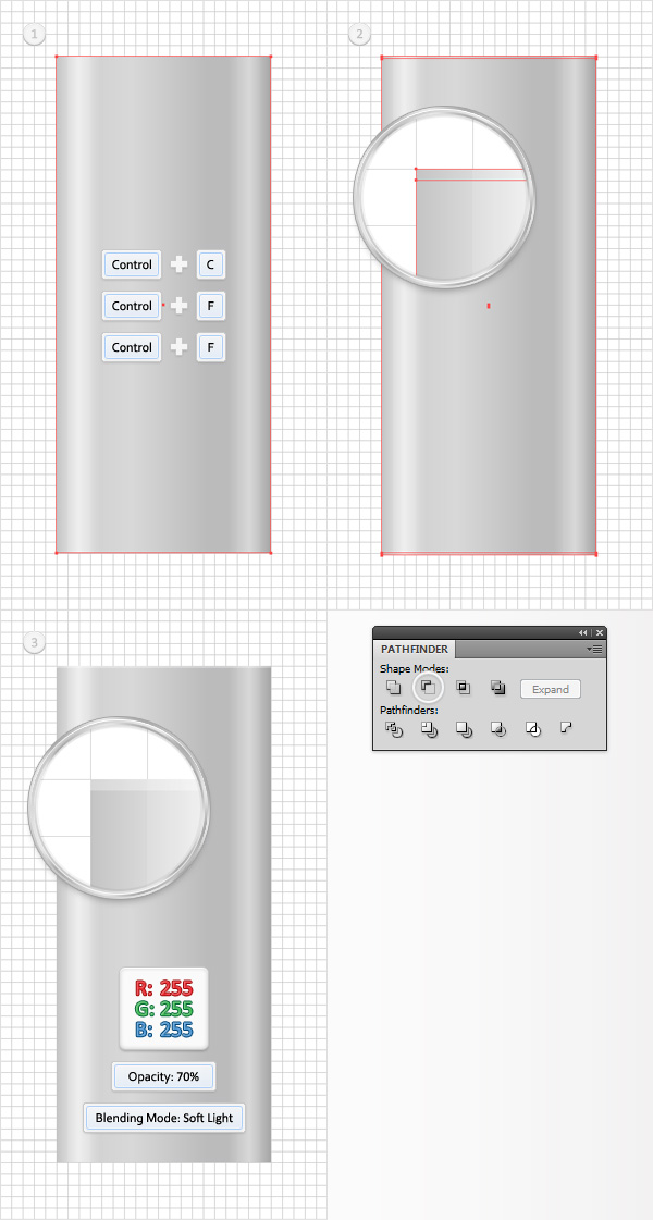 Illustrator绘制复古风格的打火机图标  第5张