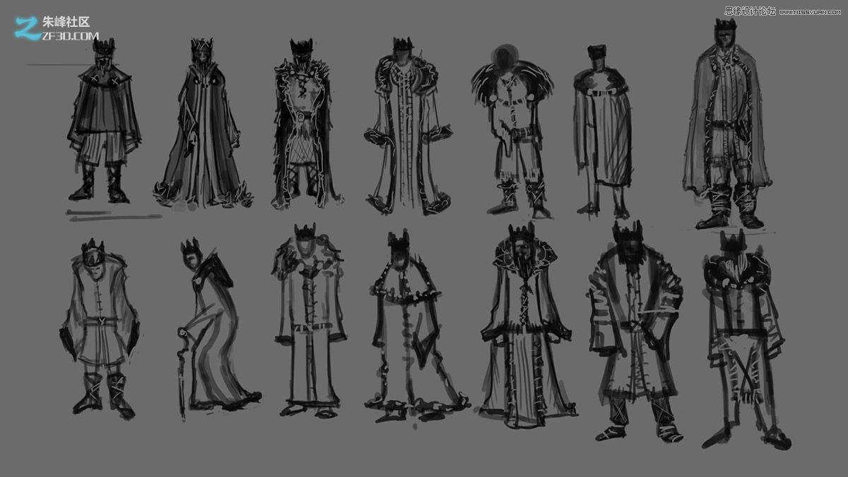 3dmax制作欧洲风格的老国王教程  第2张