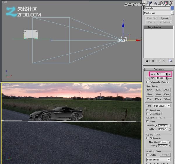 3DMAX创建一个逼真的汽车渲染教程  第7张
