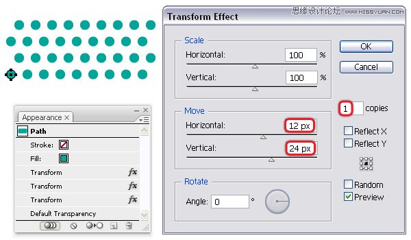 Illustrator绘制时尚唯美的玫瑰花和花屏  第7张