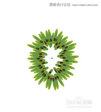 Illustrator绘制切开的猕猴桃效果图  第5张
