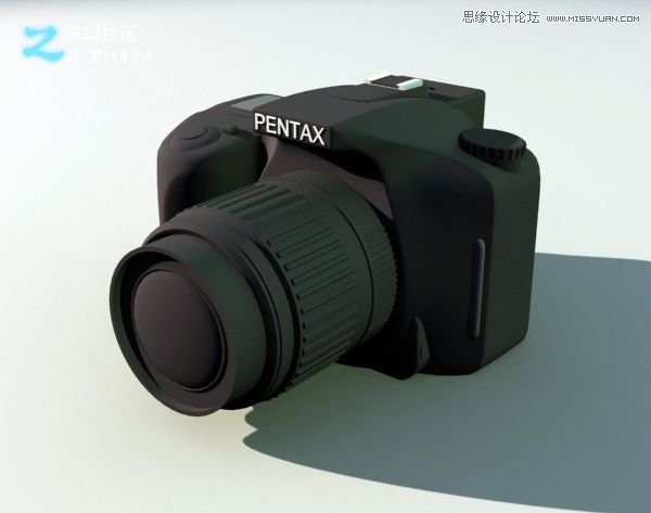 3dsmax制作数码单反照相机建模教程  第2张