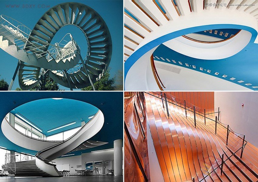 3DMAX快速制作艺术楼梯模型教程  第2张