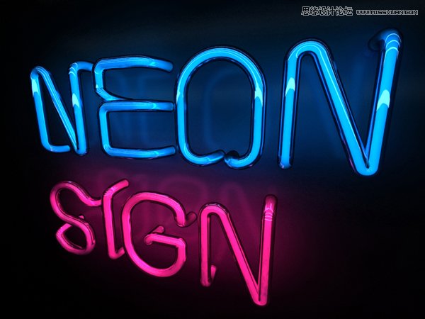 3dmax结合Vray制作霓虹灯艺术字效果