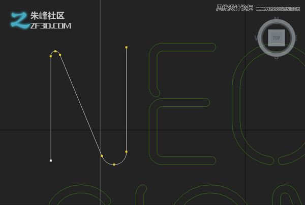 3dmax结合Vray制作霓虹灯艺术字效果  第3张
