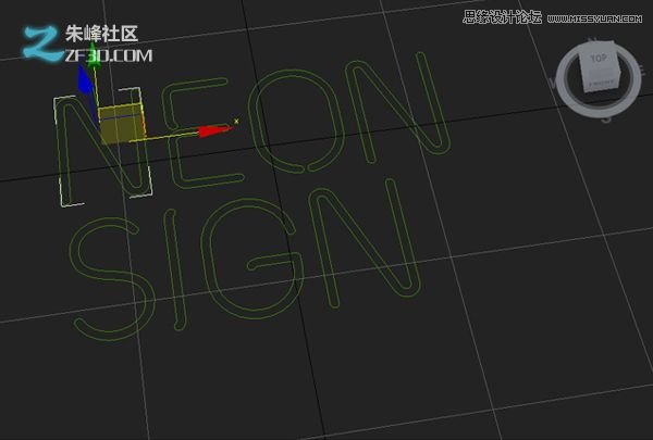 3dmax结合Vray制作霓虹灯艺术字效果  第2张