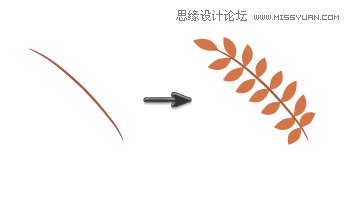 Illustrator绘制复古典雅风格的花朵花藤  第6张