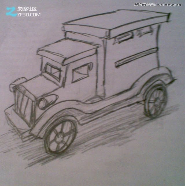 3Dmax制作木质纹理的立体玩具车教程  第2张