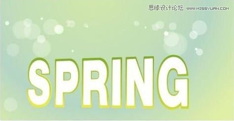 CorelDraw制作绿色时尚的春天立体字教程 第4张 CorelDraw制作绿色时尚的春天立体字教程 第4张
