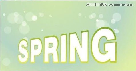 CorelDraw制作绿色时尚的春天立体字教程 第5张 CorelDraw制作绿色时尚的春天立体字教程 第5张