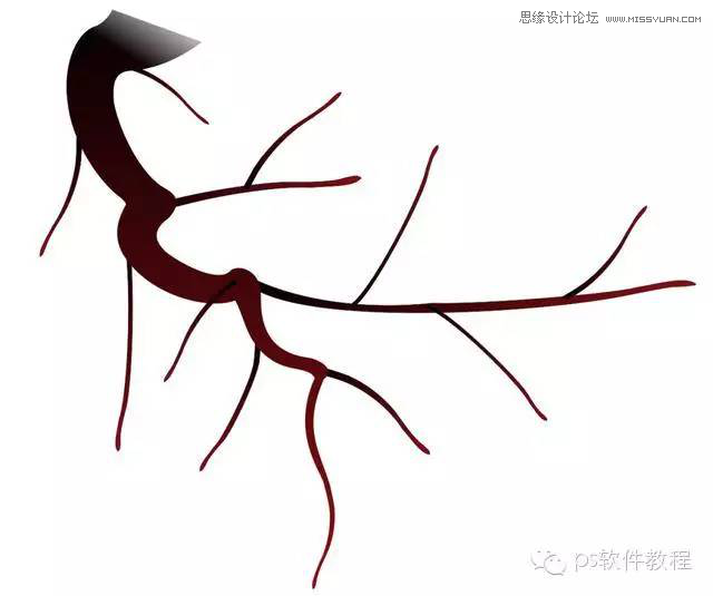 CorelDraw绘制逼真的中国风梅花图教程 第4张 CorelDraw绘制逼真的中国风梅花图教程 第4张