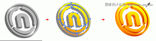 Illustrator绘制矢量风格3D图标教程 第9张 Illustrator绘制矢量风格3D图标教程 第9张