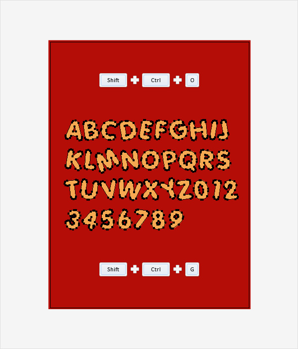 Illustrator制作意大利面艺术特效文字教程 第7张 Illustrator制作意大利面艺术特效文字教程 第7张