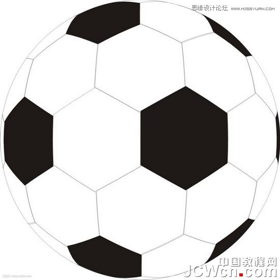 CorelDRAW巧用鱼眼工具运用制作足球技巧