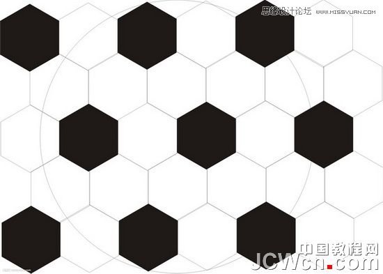 CorelDRAW巧用鱼眼工具运用制作足球技巧 第7张 CorelDRAW巧用鱼眼工具运用制作足球技巧 第7张