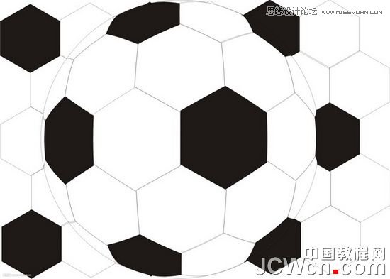 CorelDRAW巧用鱼眼工具运用制作足球技巧 第8张 CorelDRAW巧用鱼眼工具运用制作足球技巧 第8张