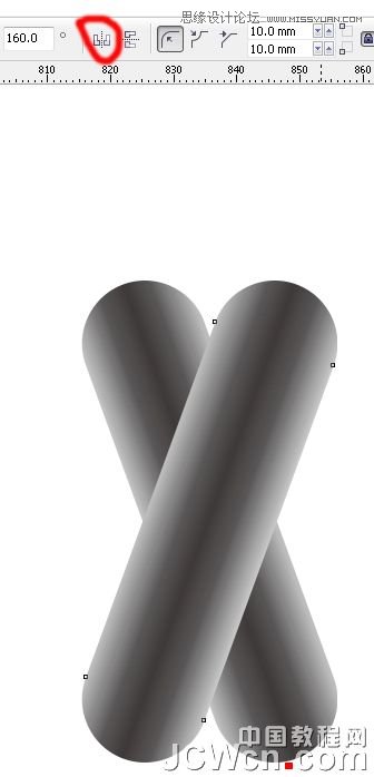 CorelDraw绘制立体效果的弹簧教程 第4张 CorelDraw绘制立体效果的弹簧教程 第4张