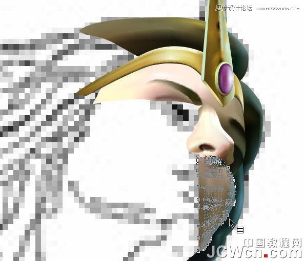 CorelDRAW巧用网格工具绘制恶魔谷插画  第14张