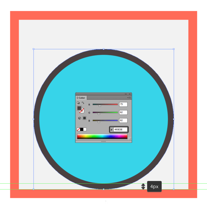 Illustrator制作可爱的夏日海滩小插画  第6张