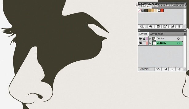 Illustrator绘制一张水滴飞溅效果的面部特效 第5张 Illustrator绘制一张水滴飞溅效果的面部特效 第5张