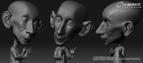 3DMAX教程:演员《马三立》创作详细解析 第4张 3DMAX教程:演员《马三立》创作详细解析 第4张