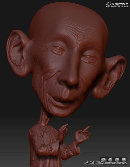 3DMAX教程:演员《马三立》创作详细解析 第3张 3DMAX教程:演员《马三立》创作详细解析 第3张