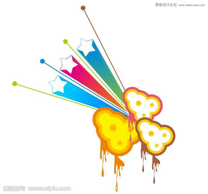 Coreldraw绘制带拖影效果的立体五角星  第11张