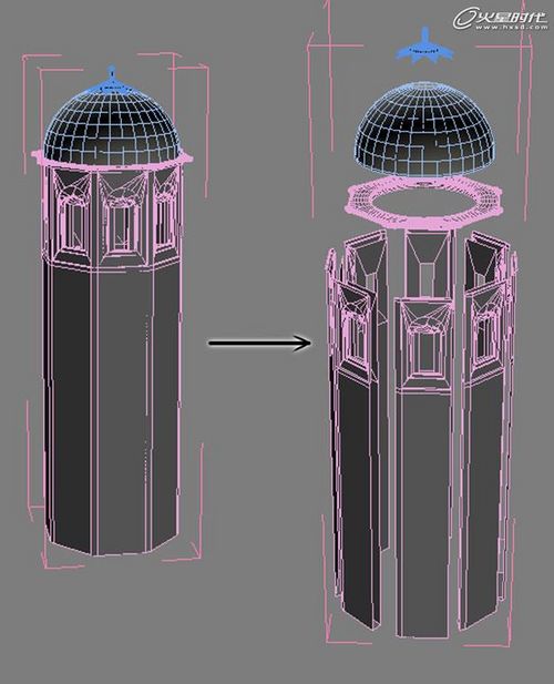 3DMAX教程:三维静帧《祈祷》制作解析 第7张 3DMAX教程:三维静帧《祈祷》制作解析 第7张
