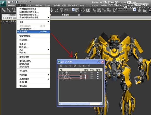 3ds Max制作变形金刚遭遇钢铁侠 第5张 3ds Max制作变形金刚遭遇钢铁侠 第5张