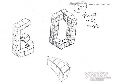 Illustrator绘制矢量三维字体组合特效 第2张 Illustrator绘制矢量三维字体组合特效 第2张