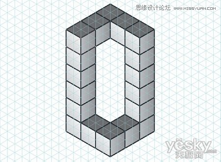 Illustrator绘制矢量三维字体组合特效 第9张 Illustrator绘制矢量三维字体组合特效 第9张