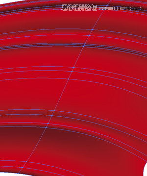 Illustrator绘制逼真质感的红绸缎教程 第6张 Illustrator绘制逼真质感的红绸缎教程 第6张