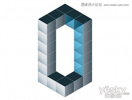 Illustrator绘制矢量三维字体组合特效 第10张 Illustrator绘制矢量三维字体组合特效 第10张