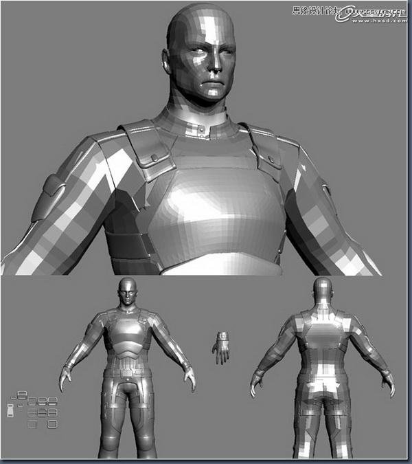 3ds Max实例教程:打造机械原型 第3张 3ds Max实例教程:打造机械原型 第3张