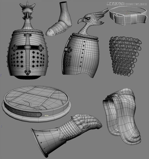 3ds Max制作《矮小的铁锤勇士》实例教程 第2张 3ds Max制作《矮小的铁锤勇士》实例教程 第2张