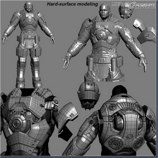 3ds Max实例教程:打造机械原型 第4张 3ds Max实例教程:打造机械原型 第4张