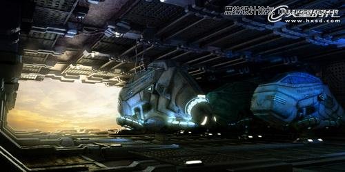 3ds Max实例教程：打造未来飞行器